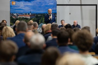 Spotkanie Prezydenta Miasta Rzeszowa z mieszkańcami, fot. Grzegorz Bukała, Urząd Miasta Rzeszowa